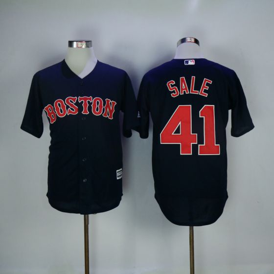 Men Boston Red Sox #41 Chris Sale Blue Game MLB Jerseys